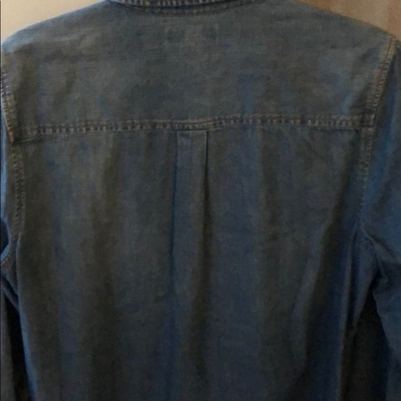J. Crew Chambray Button Pullover Shirt Size 12 - Picture 5 of 5